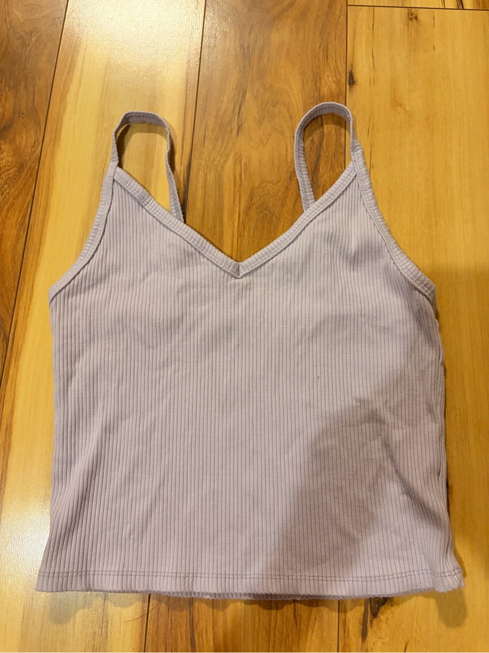 American Eagle Outfitters Lavender Ribbed V-Neck Cami